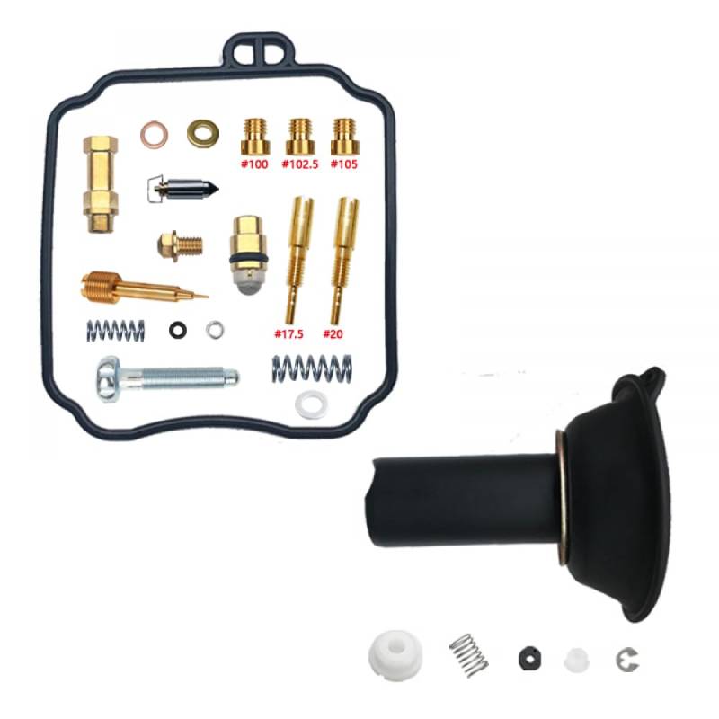 Universal Carburetor Repair für 125ccm Motorcycles Membran und Float-Teile kompatible Intruder VL125 Modelle 2000-2007(D) von DIWUCXCA