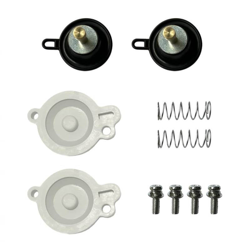 Universal Carburetor Reparaturkit für V-Dragstar XVS650 umfasst Schwimmermembran-Kliregrass-Drosselklappenschraubeteile Teile(2 Aircut) von DIWUCXCA
