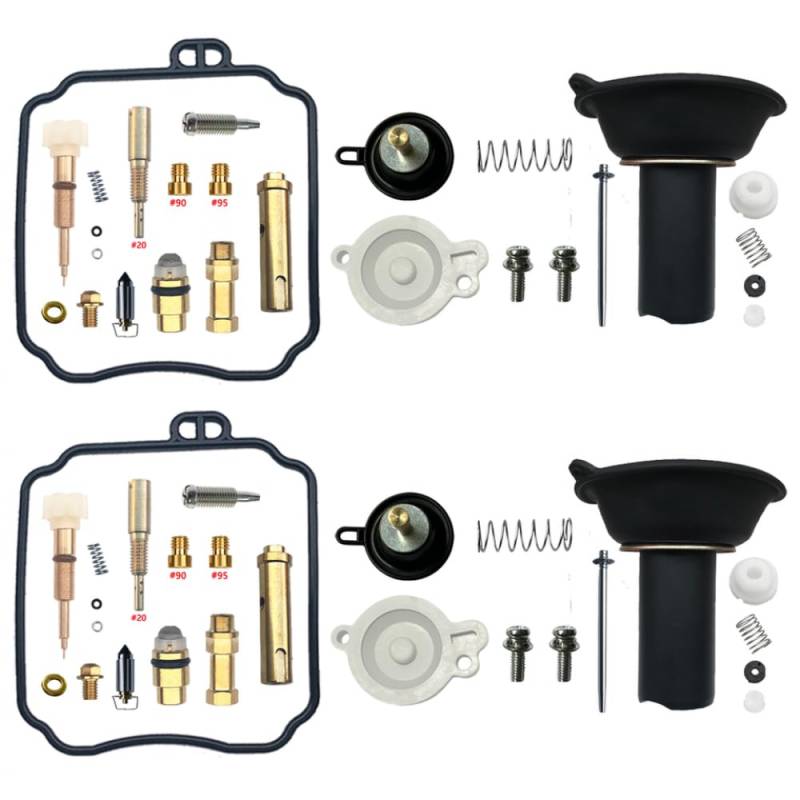 Universal Carburetor Reparaturkit für V-Dragstar XVS650 umfasst Schwimmermembran-Kliregrass-Drosselklappenschraubeteile Teile(B) von DIWUCXCA