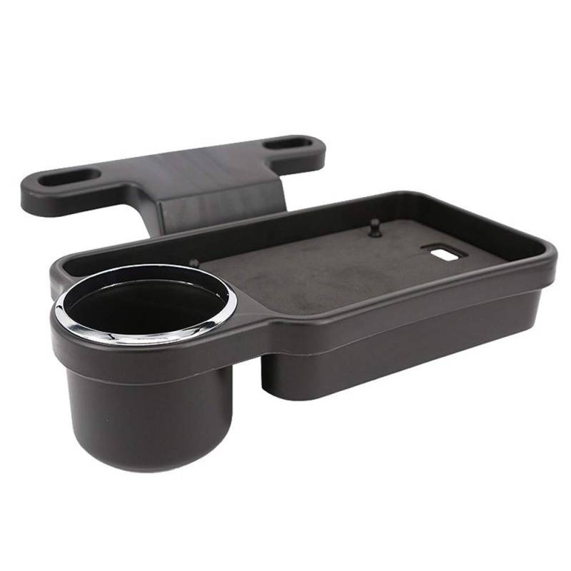 Wassertassenhalter, faltbar, Design Auto, hinten, Getränkereihe, Aufbewahrungsbox, für Autokennzeichen, Handyhalterung, Getränketablett, Organizer Schwarz von DIYARTS