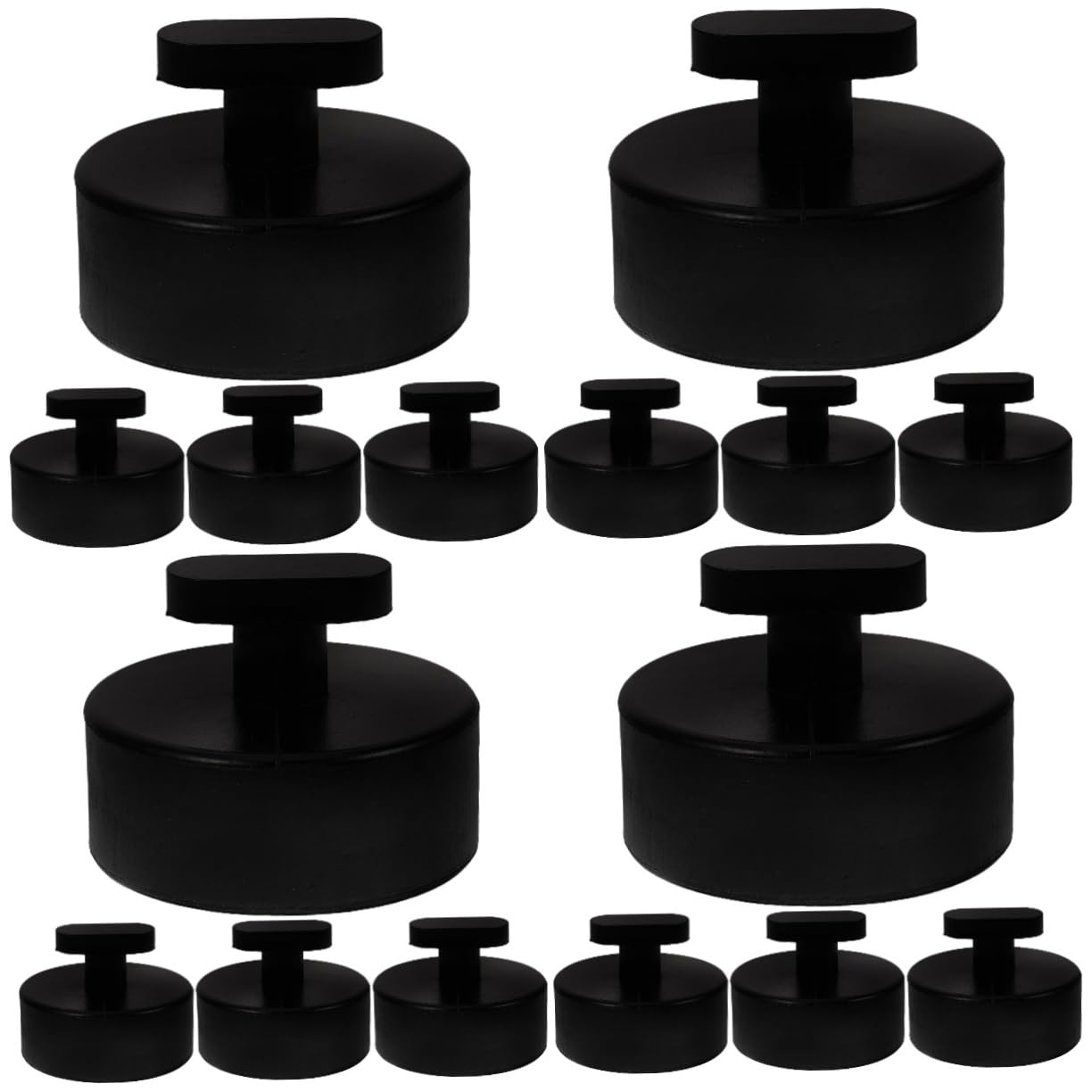 DIYEAH 4 Sätze Gummiblock Innere Jack-pad Unterlage Hubwagen Autozubehör Wagenheber Stützen Sie Gummi -pad Gummiklinkenauflage Verdickte Jackpolster Bodenheberauflagen Schwarz 4 Stück * 4 DIYEAH 4 Sätze Gummiblock Innere Jack-pad Unterlage Hubwagen Autozubehör Wagenheber Stützen Sie Gummi -pad Gummiklinkenauflage Verdickte Jackpolster Bodenheberauflagen Schwarz 4 Stück * 4 von DIYEAH
