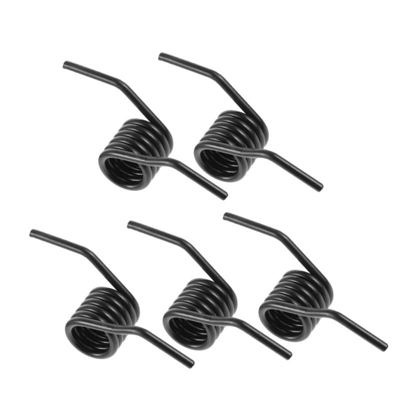 DIYEAH 5 Stück Wagenheber Federn Frühling Feder des hydraulischen Bodenhebers Teile Zubehör schwer Tonne Versorgung mit hydraulischem Wagenheber Jack liefert Eisen Black von DIYEAH