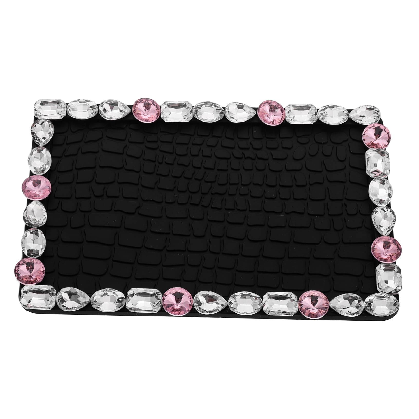 DIYEAH Auto Anti-Rutsch-Matte Armaturenbrettdekorationen Damen Auto-Tablett-Pad Anti-Rutsch-Griffpolster für das Armaturenbrett Bling Automatten Glas DIYEAH Auto Anti-Rutsch-Matte Armaturenbrettdekorationen Damen Auto-Tablett-Pad Anti-Rutsch-Griffpolster für das Armaturenbrett Bling Automatten Glas von DIYEAH