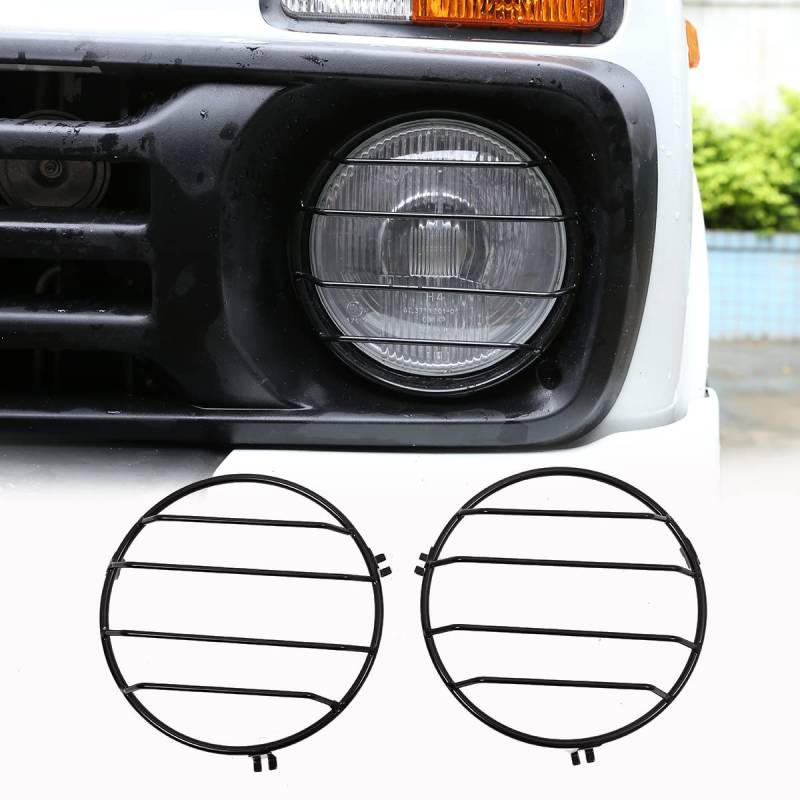 DIYUCAR 2 teile/satz Aluminiumlegierung Auto Scheinwerfer Schutz Rahmen trim Abdeckung Für NIVA Autoscheinwerfer Dekoratives Zubehör von DIYUCAR