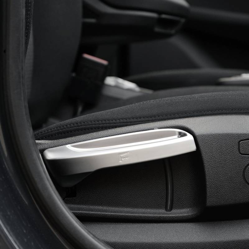 2 Stück für 2er-Serie F45 F46 218i 2015–2017 Autozubehör ABS Chrom Sitz Einstellknopf Abdeckung Verkleidung von DIYUCAR