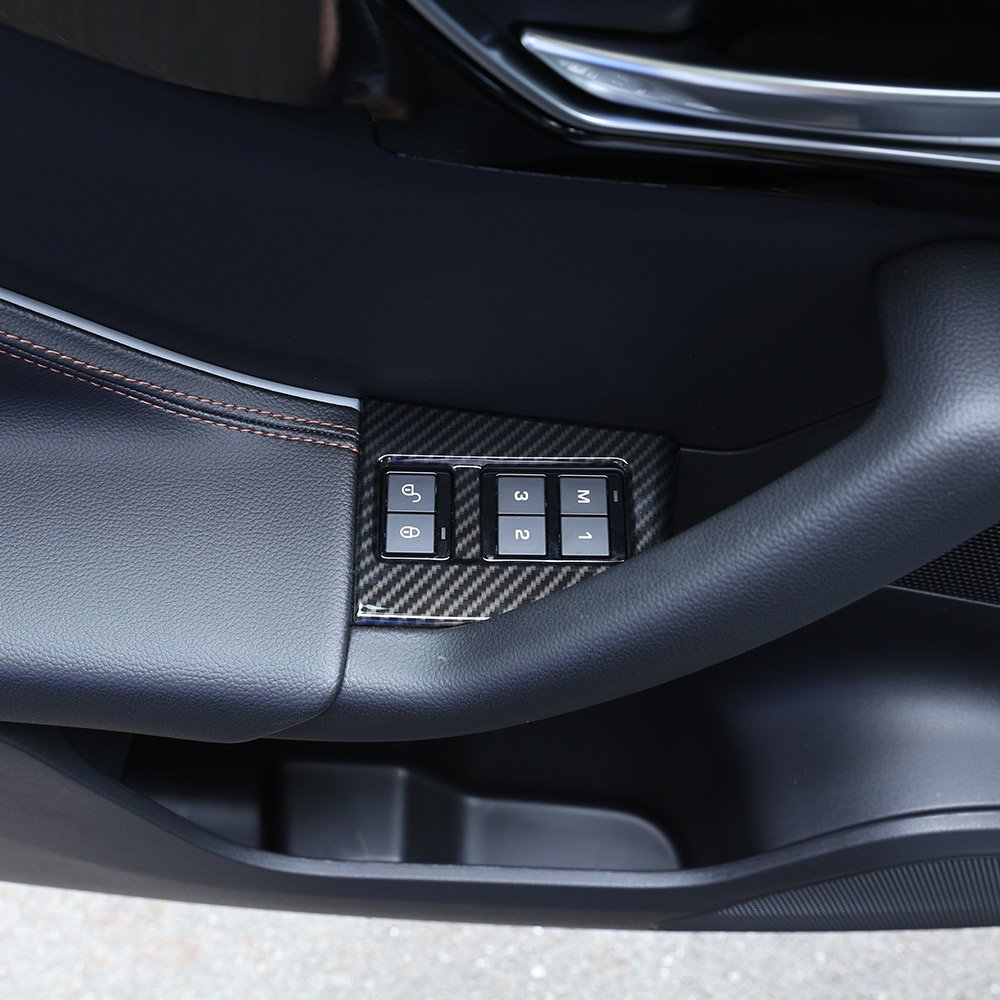 2 x Carbon Faser ABS-Kunststoff Memory Lock-für Jag f-pace X761 2016–2018 links Hand Drive von DIYUCAR