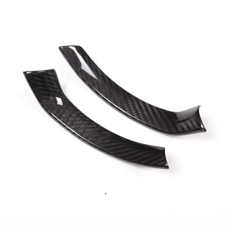 2 x Echt Carbon Faser Auto Lenkrad Dekoration Strip Besatz für Giulia Stelvio Aramid Fasern Zubehör von DIYUCAR