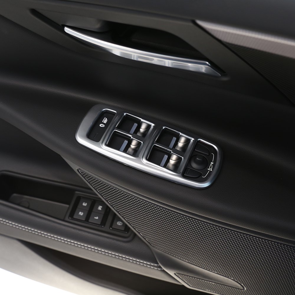 4 Stück ABS Matt Chrom Auto Tür Fenster Button Panel Abdeckung Verkleidung Aufkleber für XE 4 Stück ABS Matt Chrom Auto Tür Fenster Button Panel Abdeckung Verkleidung Aufkleber für XE von DIYUCAR