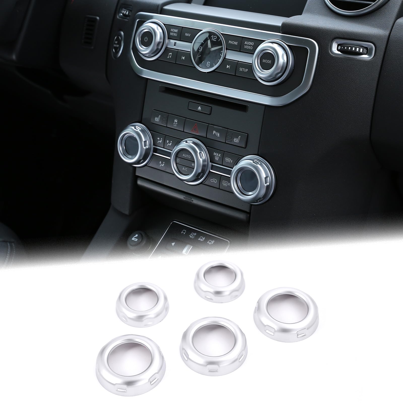 5 x ABS-Regler für Lautstärke und Klimaanlage für Discovery 4 LR4 Autozubehör von DIYUCAR