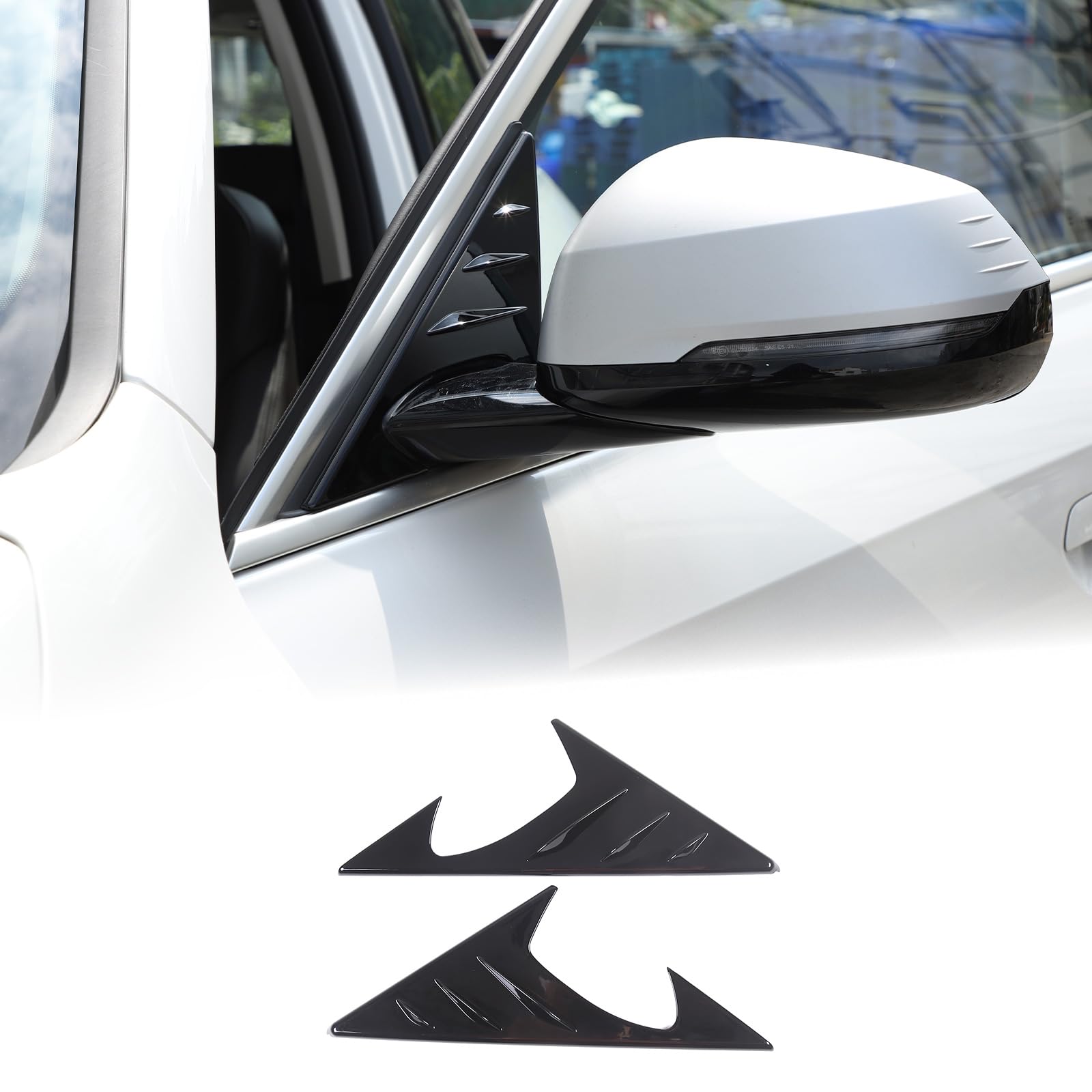 DIYUCAR ABS Glänzend Schwarz Auto Vorne Rückspiegel Seite Spoiler Dreieck Abdeckung Trim Für B-M-W X1 U11 2023-2024 Auto Außen Zubehör DIYUCAR ABS Glänzend Schwarz Auto Vorne Rückspiegel Seite Spoiler Dreieck Abdeckung Trim Für B-M-W X1 U11 2023-2024 Auto Außen Zubehör von DIYUCAR