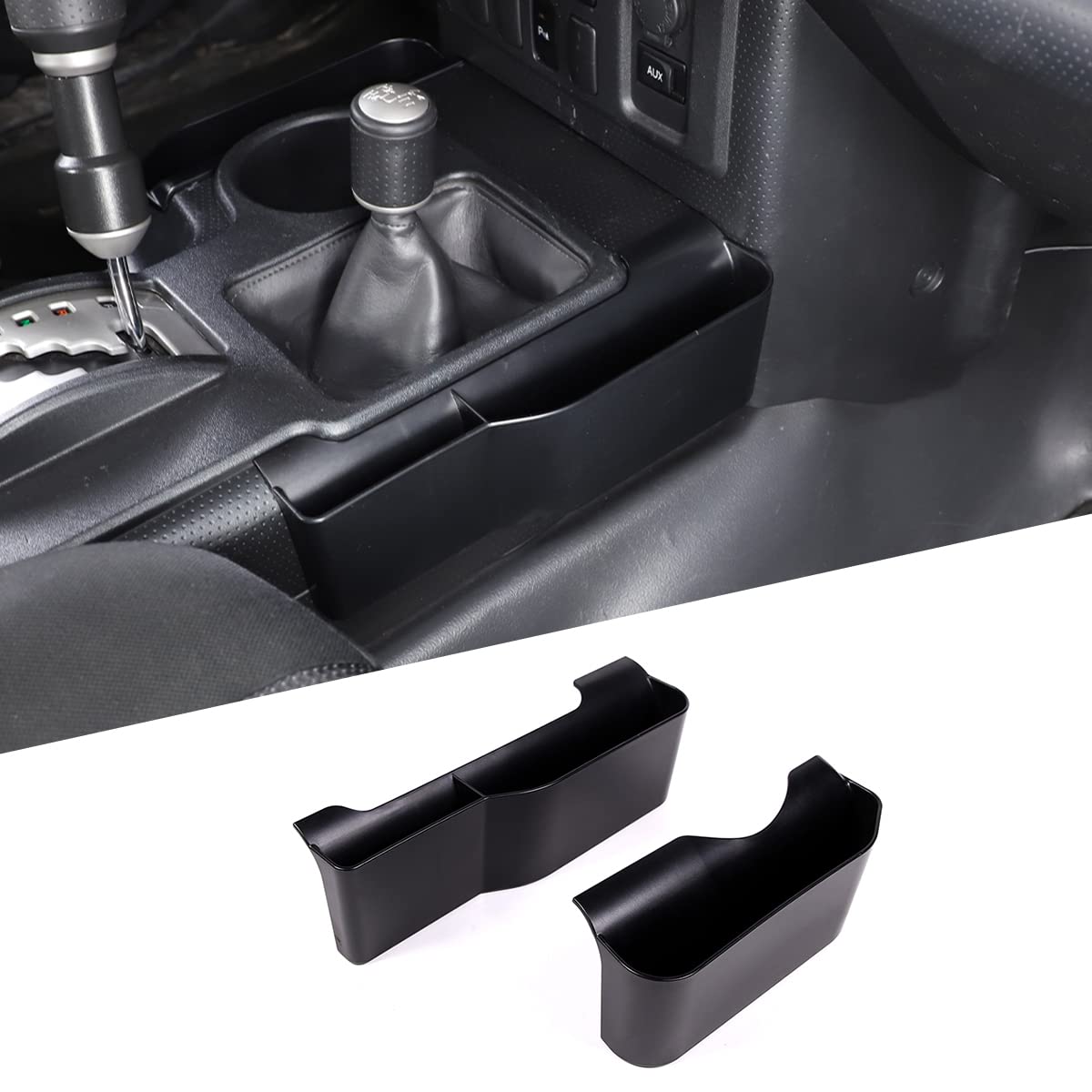 DIYUCAR ABS Kunststoff Auto Mittelkonsole Schaltplatte Seitenaufbewahrung Box Halter Organizer Tablett für Toyota FJ Cruiser 2007-2021 Zubehör DIYUCAR ABS Kunststoff Auto Mittelkonsole Schaltplatte Seitenaufbewahrung Box Halter Organizer Tablett für Toyota FJ Cruiser 2007-2021 Zubehör von DIYUCAR