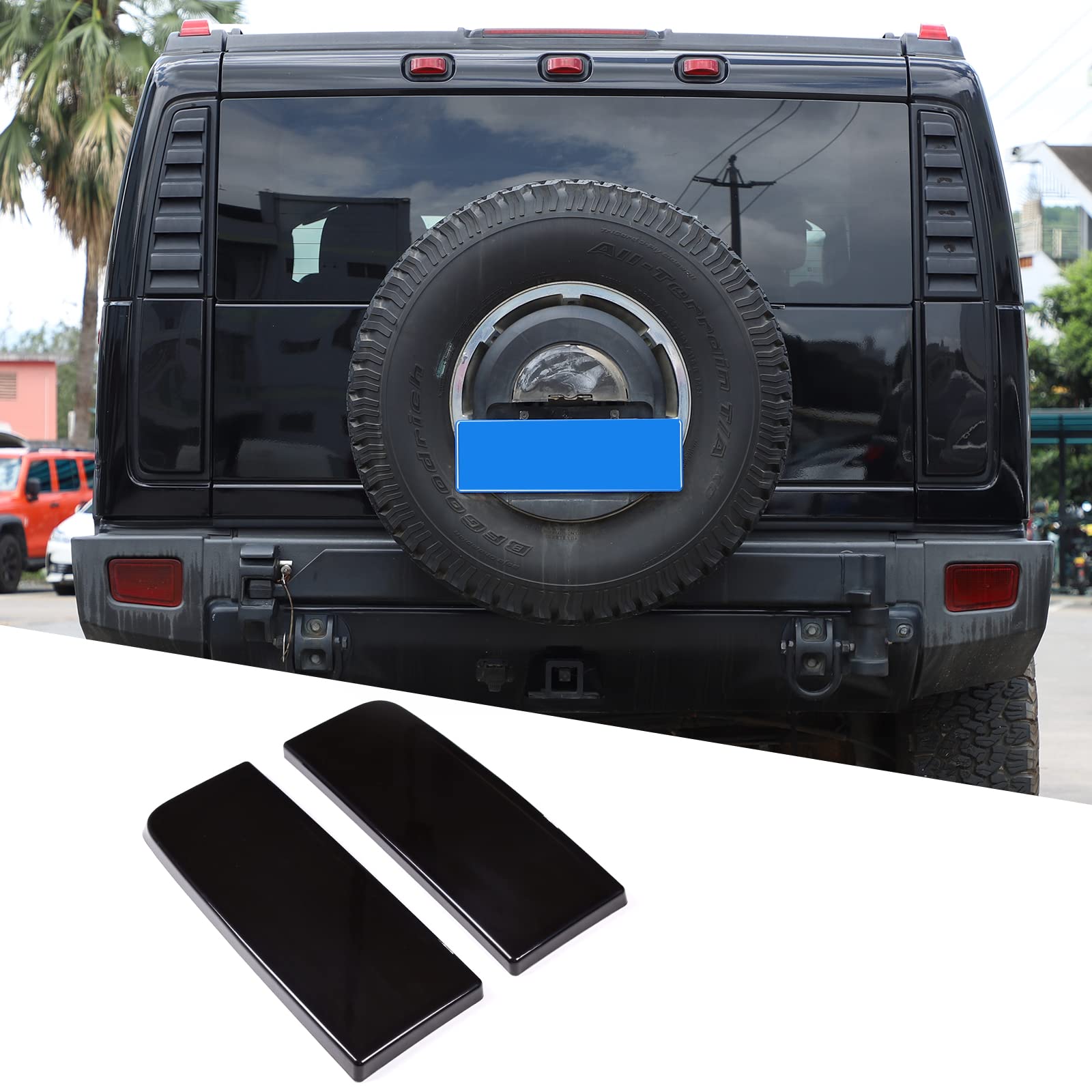 DIYUCAR ABS Smoked Lamp Hoods Car Tail Light Decorative Taillight Decoration Cover Guard Sticker For Hummer H2 2003-2009 Auto Accessorie DIYUCAR ABS Smoked Lamp Hoods Car Tail Light Decorative Taillight Decoration Cover Guard Sticker For Hummer H2 2003-2009 Auto Accessorie von DIYUCAR