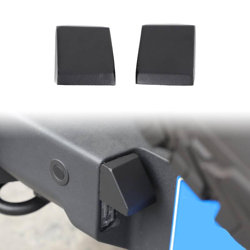 DIYUCAR Aluminiumlegierung Auto Heckkennzeichenbeleuchtung Trim Abdeckung Kompatibel mit Ineos Grenadier 2020-2025 Hintere Kennzeichenbeleuchtung Panel Protector Außenzubehör von DIYUCAR