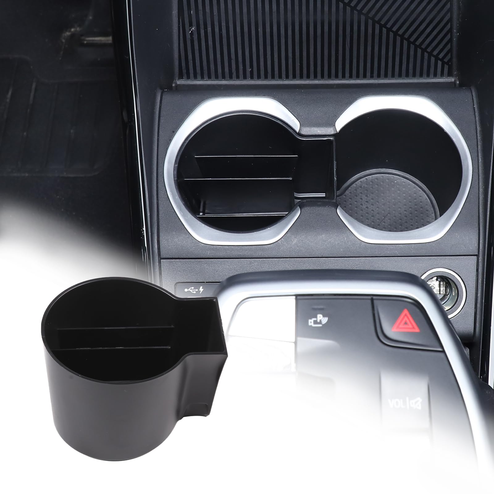 DIYUCAR Auto Mittelkonsole Getränkehalter Fach Aufbewahrungsbox Kompatibel mit B-M-W X1 U11 2023-2024 Autozubehör DIYUCAR Auto Mittelkonsole Getränkehalter Fach Aufbewahrungsbox Kompatibel mit B-M-W X1 U11 2023-2024 Autozubehör von DIYUCAR