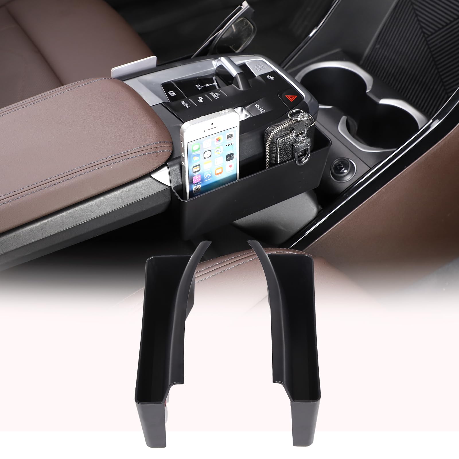 DIYUCAR Auto Mittelkonsole Schalttafel Seite Aufbewahrungsbox Organizer Tray Kompatibel mit B-M-W X1 U11 2023-2024 Autozubehör DIYUCAR Auto Mittelkonsole Schalttafel Seite Aufbewahrungsbox Organizer Tray Kompatibel mit B-M-W X1 U11 2023-2024 Autozubehör von DIYUCAR