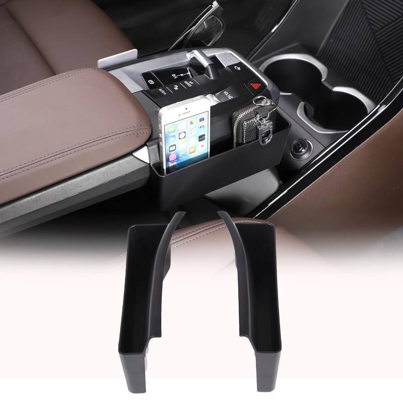 DIYUCAR Auto Mittelkonsole Schalttafel Seite Aufbewahrungsbox Organizer Tray Kompatibel mit B-M-W X1 U11 2023-2024 Autozubehör von DIYUCAR
