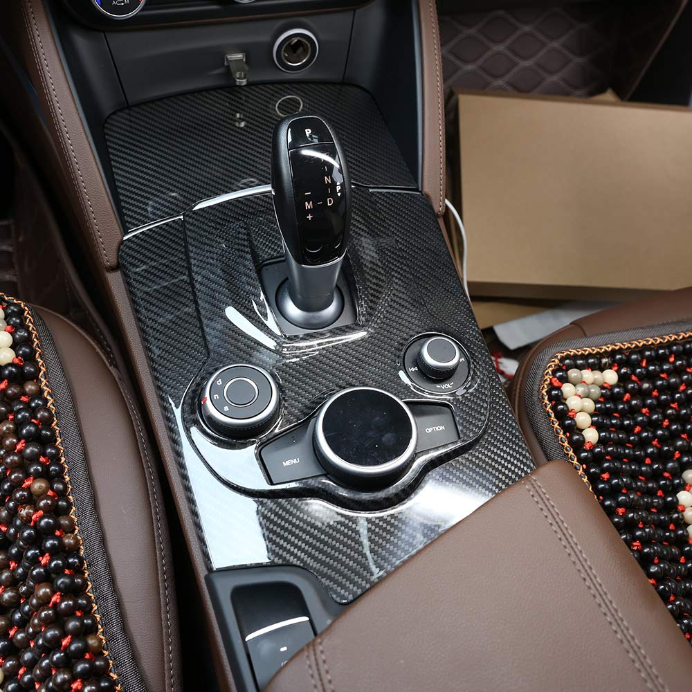 DIYUCAR Carbon Fiber Auto Mittelkonsole Schalthebel Abdeckung Abdeckung Abdeckung für Stelvio 2017 2018 2019 Zubehör DIYUCAR Carbon Fiber Auto Mittelkonsole Schalthebel Abdeckung Abdeckung Abdeckung für Stelvio 2017 2018 2019 Zubehör von DIYUCAR