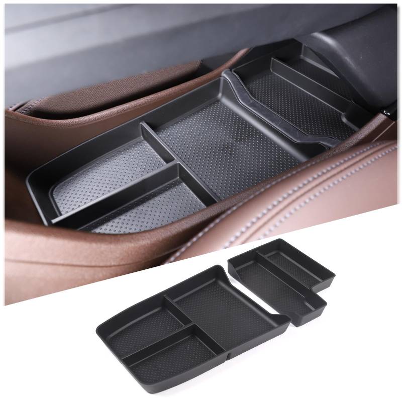 DIYUCAR Für B-M-W X1 U11 2023 2024 Untere Zentralsteuerungsbox, Mittelkonsole Armlehne Organizer Tablett, Auto Innenraum Zubehör Aufräumen von DIYUCAR