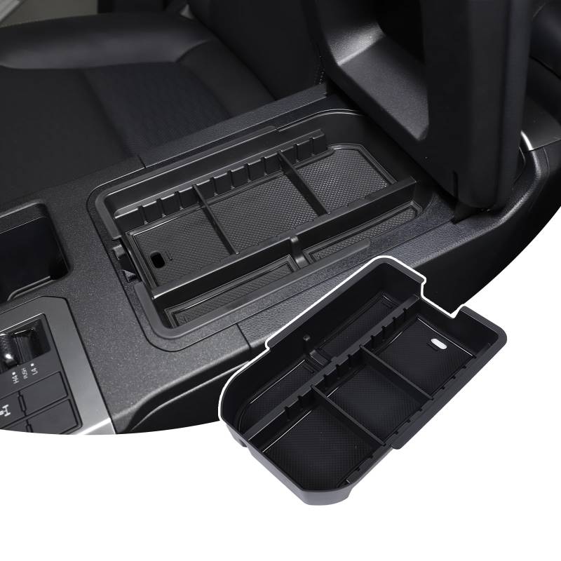 DIYUCAR Mittelkonsole Armlehne Aufbewahrungsbox Kompatibel mit Toyota Land Cruiser 250 Prado J250 LC250 2024 2025, Auto Armlehne Organizer Tray Handschuhfach mit Anti-Rutsch-Matten, Innenzubehör (Stil von DIYUCAR