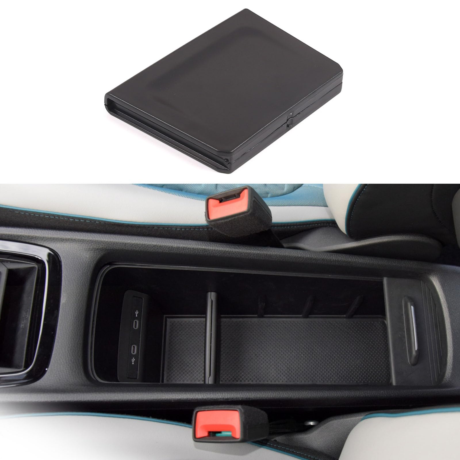 DIYUCAR Mittelkonsole Trennwand für VW ID.3 ID3 ID 3 Auto Armlehne Box Lagerung Teiler Innenraum Zubehör von DIYUCAR