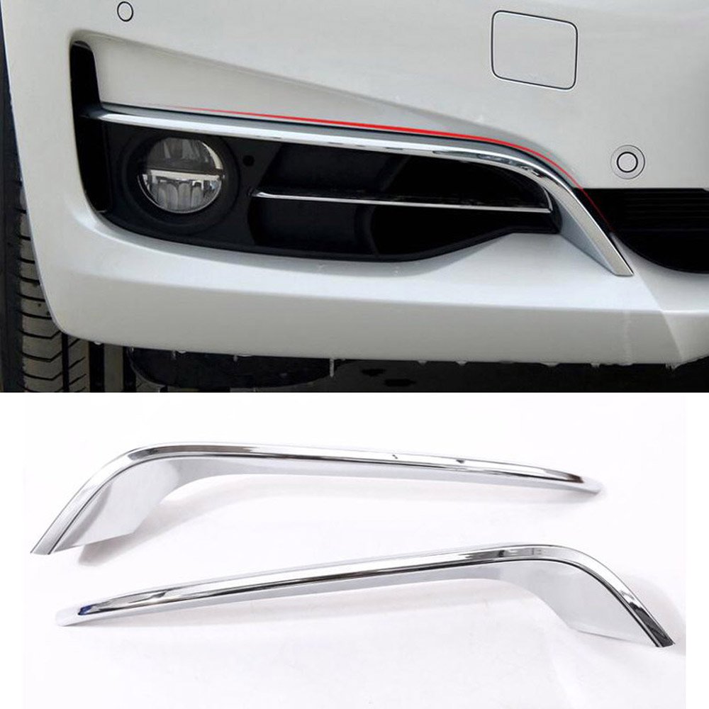 Nebelscheinwerfer-Zierstreifen, Verkleidung für 3er-Reihe GT Gran Turismo F34, Bj. 2013-2017, aus ABS-Kunststoff und Chrom, 2er-Set. von DIYUCAR