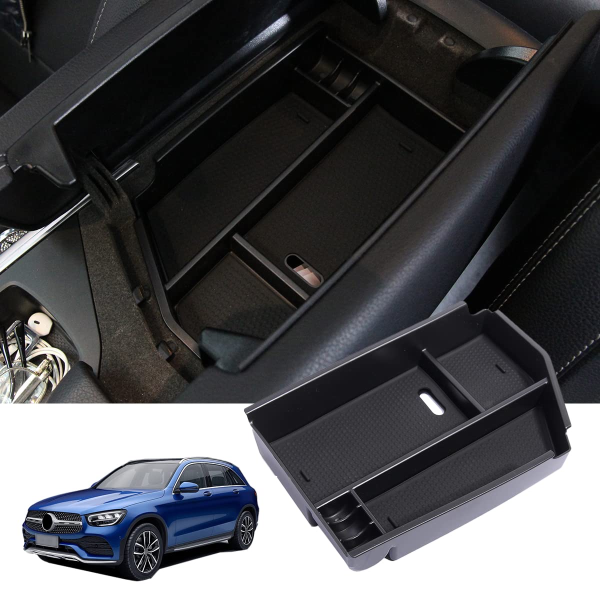 Für ML GL GLE GLS Klasse C292 W166 Mittelarmlehne Aufbewahrungsbox Container Tray Organizer Autozubehör für Linkslenker Für ML GL GLE GLS Klasse C292 W166 Mittelarmlehne Aufbewahrungsbox Container Tray Organizer Autozubehör für Linkslenker von DIYUCAR