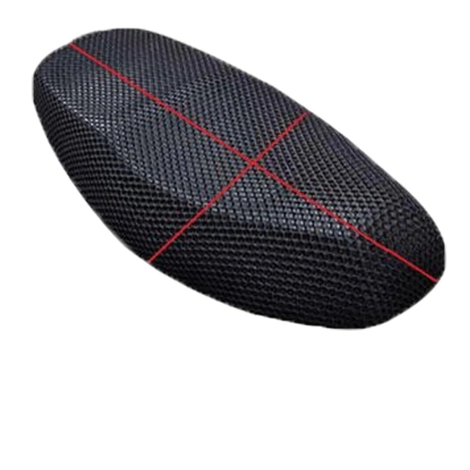 DIYUHUO for Atmungsaktives 3D-Mesh-Motorrad-Sitzbezug-Netz Wärmeisolierung Sitznetz-Kissenbezug Schwarz Motorradzubehör Schutz(M) von DIYUHUO