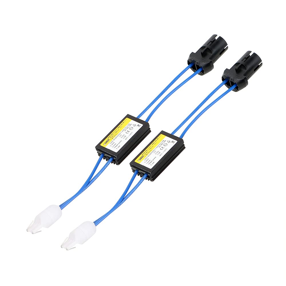 DIYWORK 2 Stück Autolicht-Decoder, Canbus-Kabel, OCB-Lastwiderstand, Warnunterdrücker, T10 12V DIYWORK 2 Stück Autolicht-Decoder, Canbus-Kabel, OCB-Lastwiderstand, Warnunterdrücker, T10 12V von DIYWORK