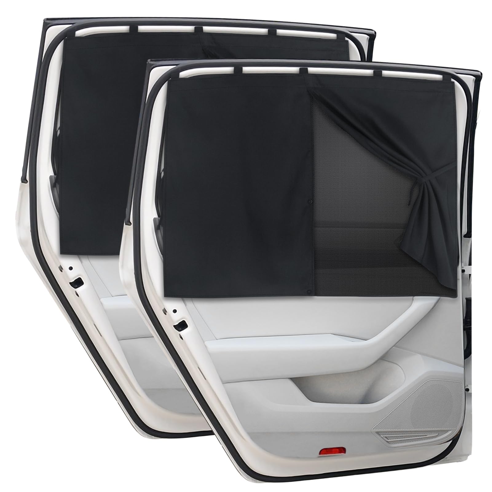 DIZA100 Sonnenschutz Auto Baby, 2 Pack Magnetisch Doppelschicht Sonnenschutz Kinder/Auto Vorhang UV Schutz & Verdunkelung Autofenster Hitzeschutz Vorhang für Seitenscheibe DIZA100 Sonnenschutz Auto Baby, 2 Pack Magnetisch Doppelschicht Sonnenschutz Kinder/Auto Vorhang UV Schutz & Verdunkelung Autofenster Hitzeschutz Vorhang für Seitenscheibe von DIZA100