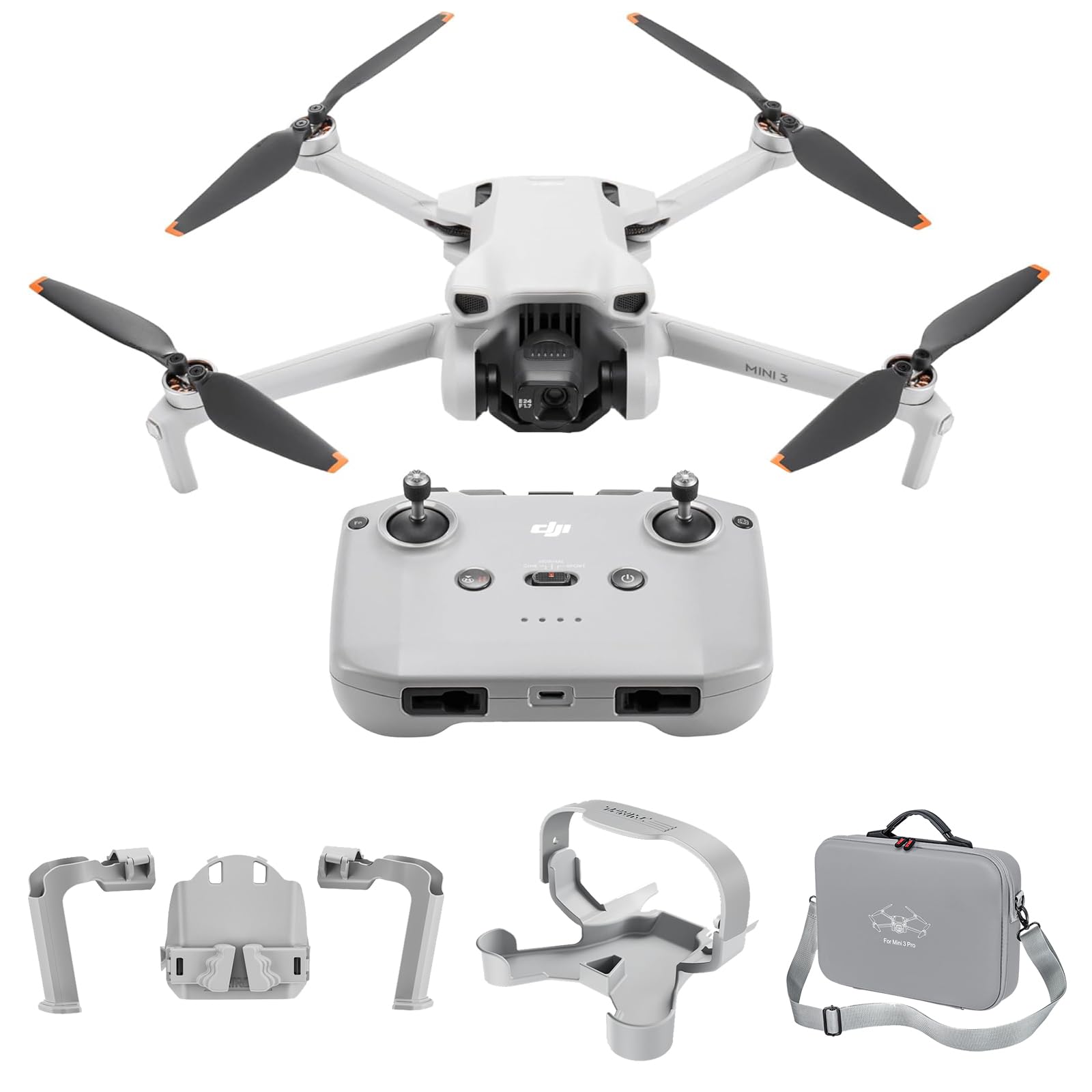 DJI Min i 3 Bundle – Leichte und faltbare Mini-Kameradrohne mit 4K HDR-Video, 38 min Flugzeit, echten vertikalen Aufnahmen und intelligenten Funktionen, C0,Mit Schürze (Mini 3 (C0)) von DJI