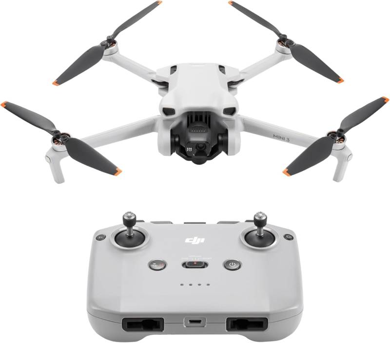 DJI Mini 3 – Leichte und faltbare Mini-Kameradrohne mit 4K HDR-Video, 38 min Flugzeit, echten vertikalen Aufnahmen und intelligenten Funktionen, C0 von DJI