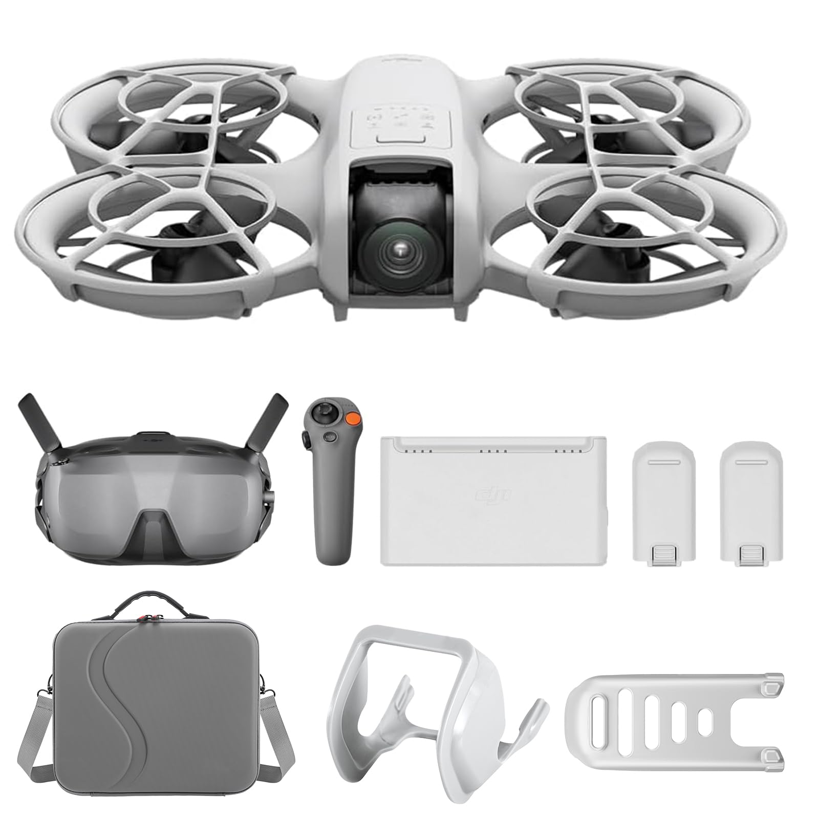 DJI Neo Motion Fly More Combo mit Landeplatz, Mini Drohne mit 4K UHD-Kamera, 135g selbstfliegende Drohne, Follow me funktion, Handflächenstart, KI-Motivverfolgung mit RC Motion 3 und 3 Akkus DJI Neo Motion Fly More Combo mit Landeplatz, Mini Drohne mit 4K UHD-Kamera, 135g selbstfliegende Drohne, Follow me funktion, Handflächenstart, KI-Motivverfolgung mit RC Motion 3 und 3 Akkus von DJI