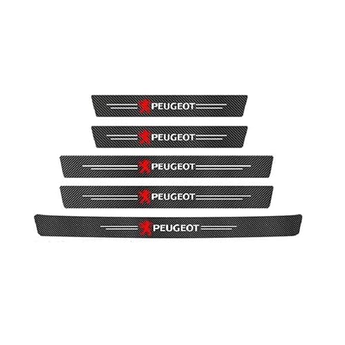 5 Stück Auto Einstiegsleisten Aufkleber für Peugeot 308 CC I 2009-2011, Kohlefaser Auto Türeinstiegsschutz Aufkleber Einstiegsleisten Kratzschutz,C 5 Stück Auto Einstiegsleisten Aufkleber für Peugeot 308 CC I 2009-2011, Kohlefaser Auto Türeinstiegsschutz Aufkleber Einstiegsleisten Kratzschutz,C von DJJNHF