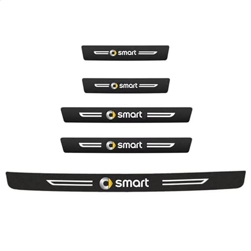 5 Stück Auto Einstiegsleisten Aufkleber für Smart Fortwo Forfour 450 451 453, Kohlefaser Auto Türeinstiegsschutz Aufkleber Einstiegsleisten Kratzschutz,B 5 Stück Auto Einstiegsleisten Aufkleber für Smart Fortwo Forfour 450 451 453, Kohlefaser Auto Türeinstiegsschutz Aufkleber Einstiegsleisten Kratzschutz,B von DJJNHF