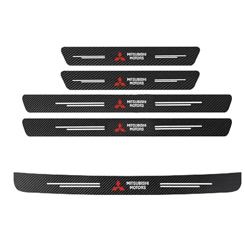 DJJNHF 5 Stück Auto Einstiegsleisten Aufkleber für Mitsubishi Outlander Lancer Ex ASX Pajero Sport L200, Kohlefaser Auto Türeinstiegsschutz Aufkleber Einstiegsleisten Kratzschutz DJJNHF 5 Stück Auto Einstiegsleisten Aufkleber für Mitsubishi Outlander Lancer Ex ASX Pajero Sport L200, Kohlefaser Auto Türeinstiegsschutz Aufkleber Einstiegsleisten Kratzschutz von DJJNHF