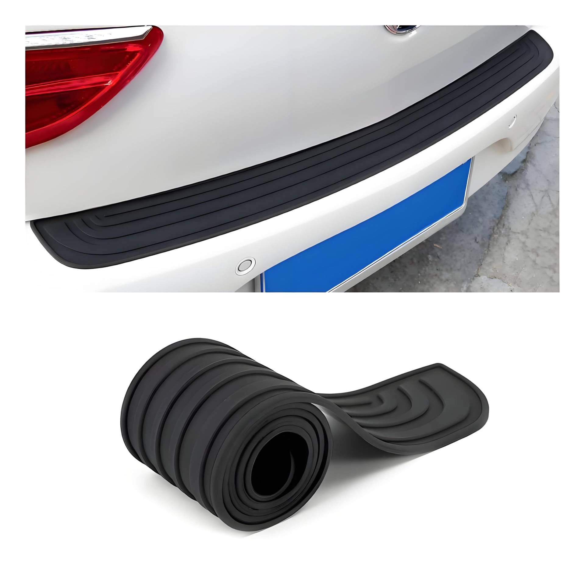 Stoßstangenschutz aus Gummi für DS7 DS 7 Crossback 2018 2020 2021 2022 2023 2024, Auto Stoßstangenschutz Folie Anti-Scratch Ladekantenschutz Folie,Bla-ck-104 * 7 Stoßstangenschutz aus Gummi für DS7 DS 7 Crossback 2018 2020 2021 2022 2023 2024, Auto Stoßstangenschutz Folie Anti-Scratch Ladekantenschutz Folie,Bla-ck-104 * 7 von DJJNHF