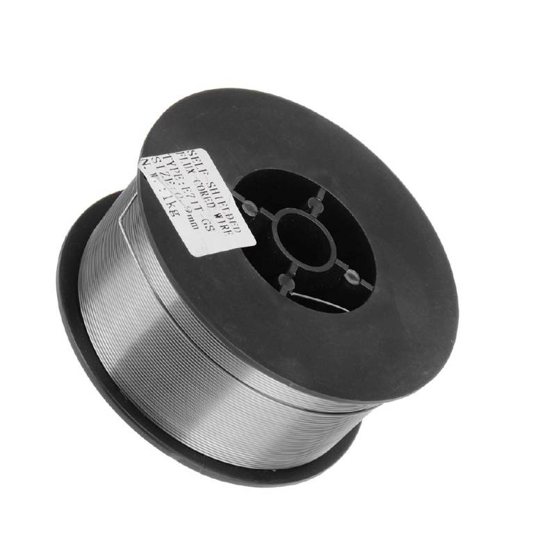 DK-Parts 1KG Fülldraht 0,8mm SCHWEIßDRAHT MIG/MAG - E71T-GS FLUX CORE - Silber von DK-Parts
