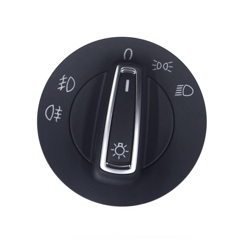 DKAEUK VWHS028 Scheinwerferschalter Power Button Regulator Geeignet für VW Carfter 2017-, Golf Avant Mk7 2013-, Golf Sportsvan 2014-, T-Roc 2018-, Transporter 2020-, Multivan 2020-; Seat Tarraco 2019- von DKAEUK