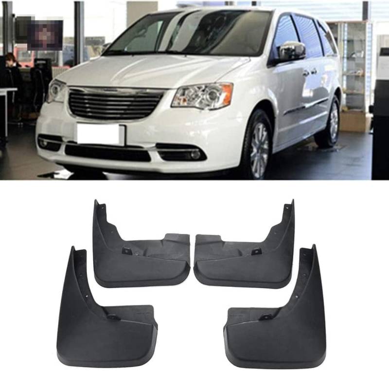 4 Stück Schmutzfänger Für Dodge Grand Caravan 2011-2015, Auto Spritzschutz Schmutzfänger Vorne Und Hinten Spritzschutz Auto Zubehör von DKLIMA