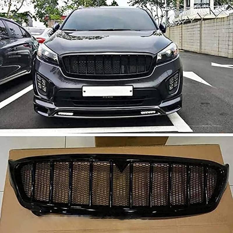 Radiator Kühlergrille Mittelnetz Grilles für Kia Sorento 2015-2017，Auto Styling Zubehör Mitte Kühlergrill Frontstoßstangengrill von DKLIMA