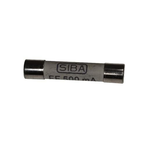 Siba 7017240.0.5 DMI-Sicherung, 6,3 x 32 mm, 500 mA, 1000 V, FF aR für Multimeter, Keramik, 002681 DKS von DKS