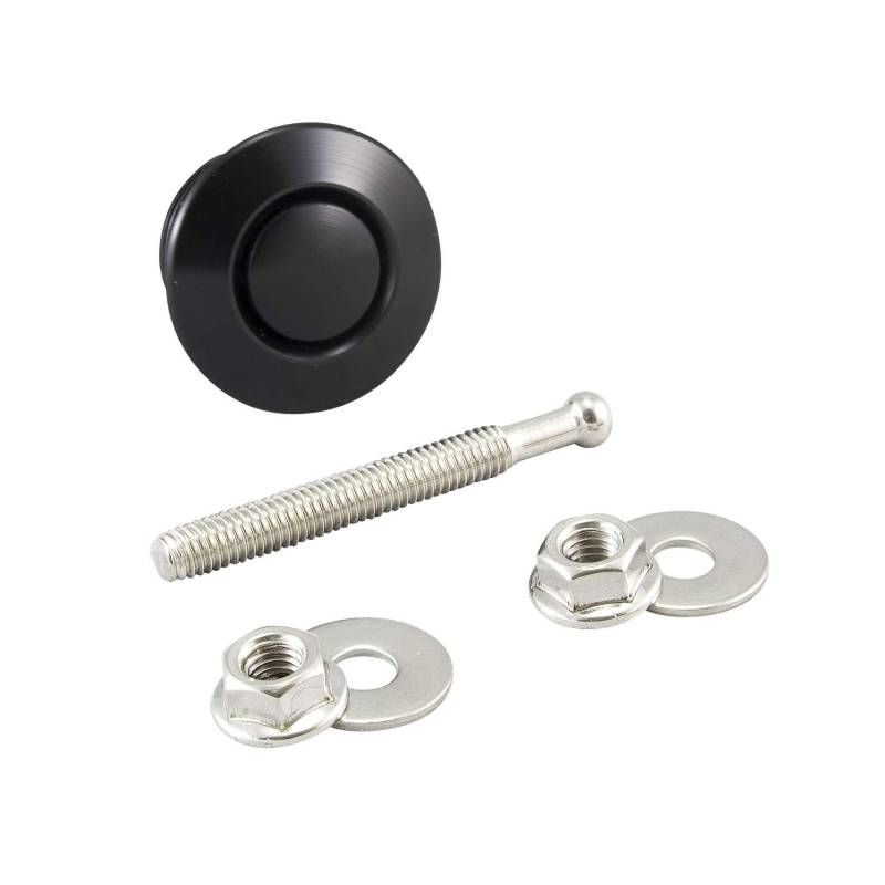 1 Zoll Alu Schnellverschluss Stoßstange Kurz (Schwarz) von DL-racing.com