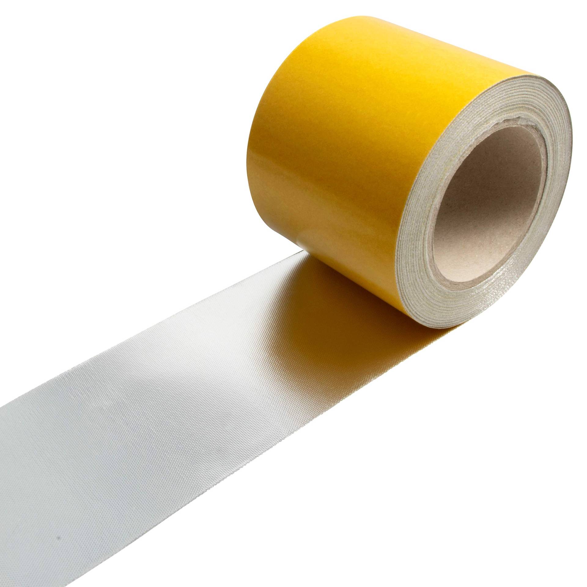 1m Alu Fiberglas Gewebe Hitzeschutz Band Klebeband selbstklebend bis ca. 550°C | 100mm breit 1m Alu Fiberglas Gewebe Hitzeschutz Band Klebeband selbstklebend bis ca. 550°C | 100mm breit von DL-racing.com
