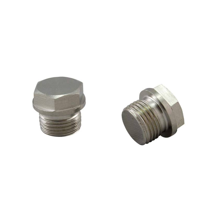 2x Verschlussschraube M18x1,5 Lambdasonde Edelstahl Blindstopfen Blindschraube von DL-racing.com