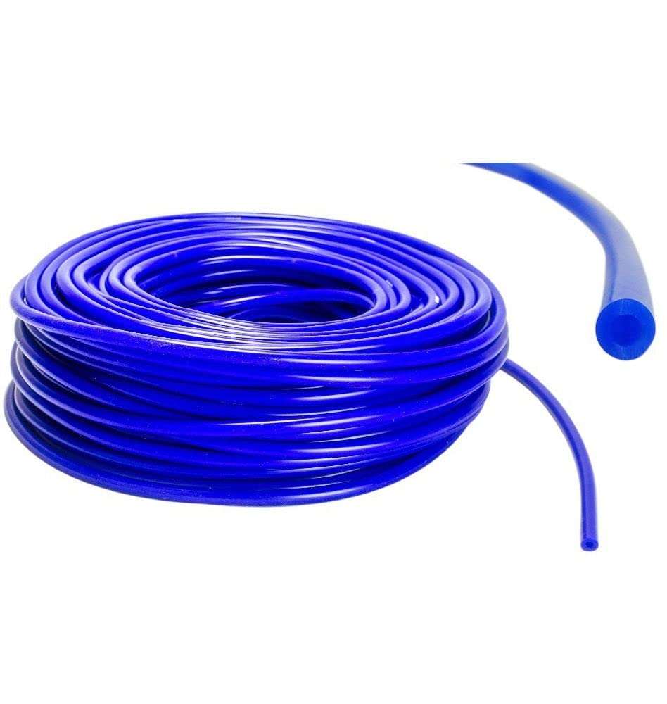 4mm ID - Silikon Unterdruck Schlauch 1m | Farbe: blau von DL-Racing