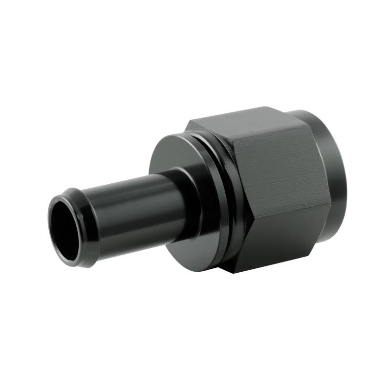 Alu Fitting AN10 Dash 10 auf 12mm Schlauchanschluss Schlauchtülle 7/8-14UNF | Schwarz von DL-racing.com