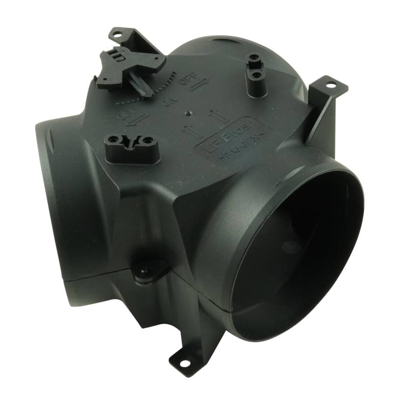 DL-Racing Standheizung Y-Stück Verteiler mit Umschaltklappe Regelklappe ohne Bowdenzug 90mm von DL-racing.com