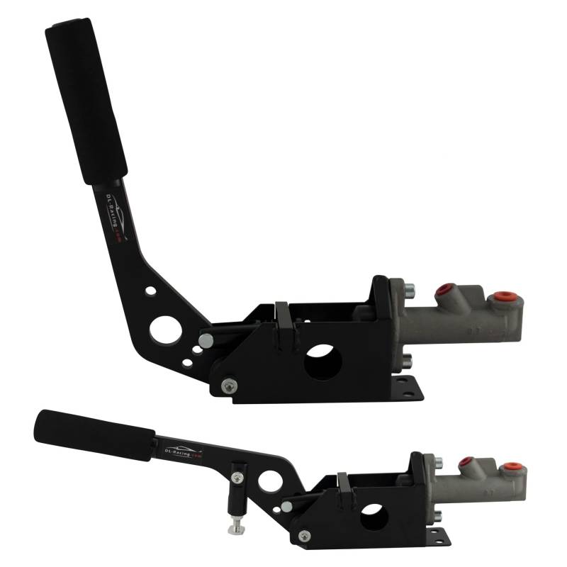 Hydraulische Fly Off Handbremse Schwarz Drift Handbrake horizontal vertikal Rallye | Inklusive Anschlussset von DL-racing.com
