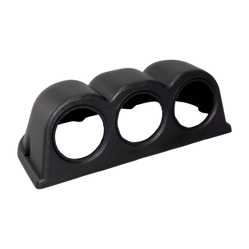 DL-Racing Instrumenten Halter 3-Fach 52mm Schwarz von DL-Racing