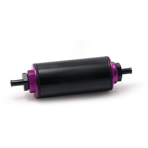 Kraftstofffilter Motorsport auswaschbar 50 mm Benzin Filter High Flow Schwarz 8,6mm von DL-racing.com